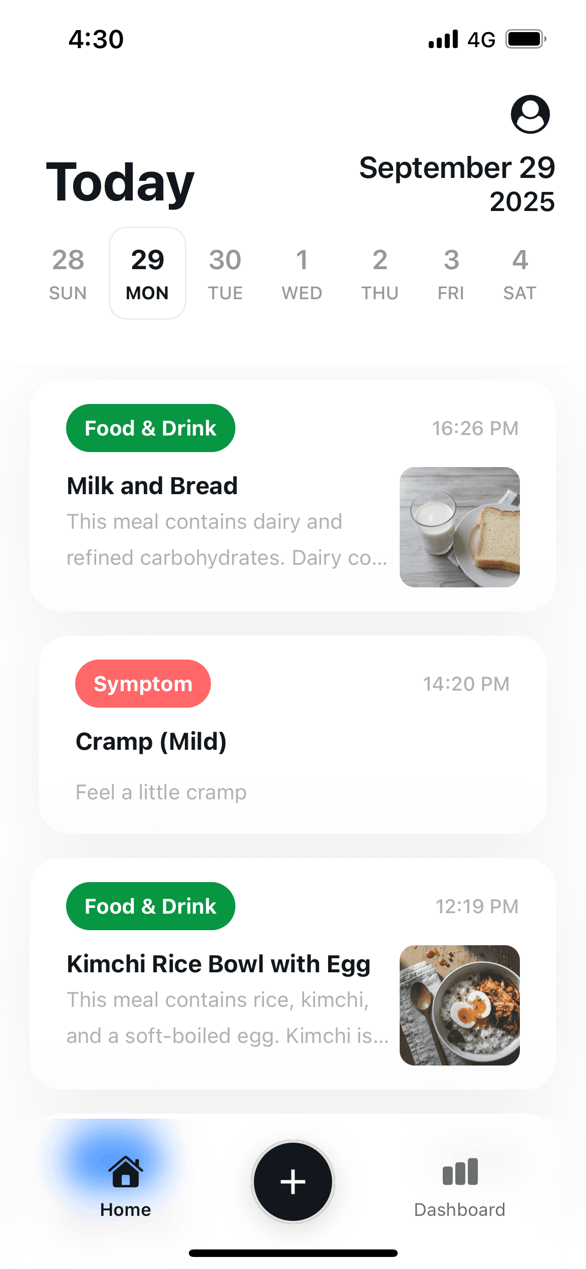 Tummynote App Screenshot
